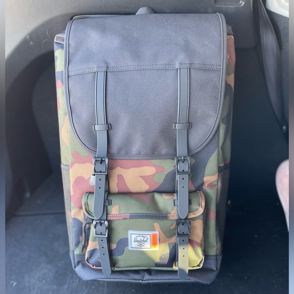 Herschel Little America Pro Insulated Backpack Woodland Camo
